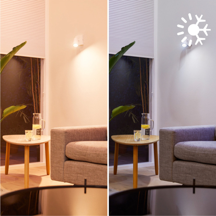 Spotlight Smart LED Färg GU10 4,7W/50W Philips